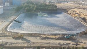 Sale and installation of geomembrane sheet